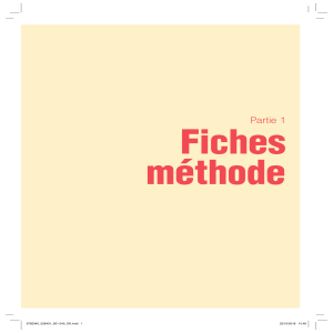 Fiche M&eacute;thode : Analyse de Documents en Sciences de la Vie