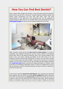 How You Can Find Best Dentist