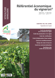 Referentiel economique du Vigneron 2015/2019