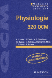 physiologie - 320 qcm