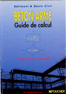 Beton Arme - Guide de Calcul