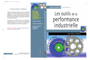 Les outils de la performance industrielle.