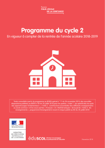Programme cycle 2