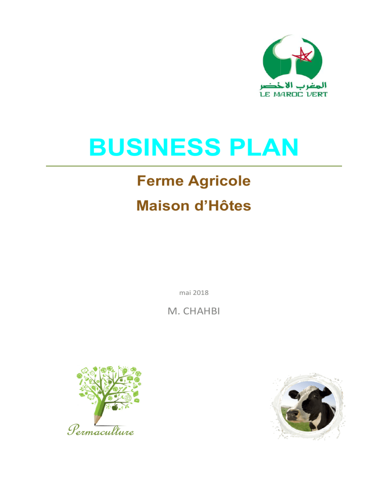 exemple de business plan pour un projet agricole
