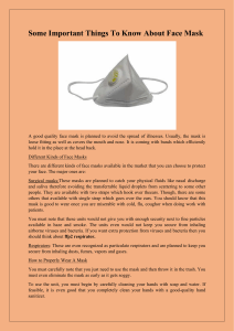 Some Important Things To Know About Face Mask-converted