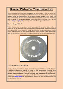 Bumper Plates For Your Home Gym