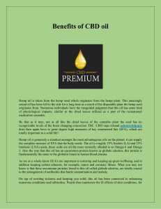 Benefits of CBD oil-converted