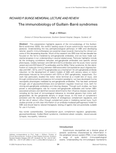 the immunology of SGB