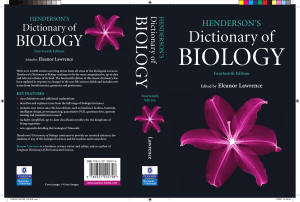 Eleanor Lawrence - Henderson's Dictionary of Biology (2008, Benjamin Cummings) - libgen.lc