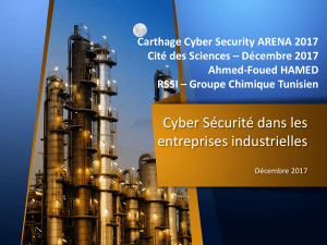 Cyber Sécurité dans les Entreprises Industrielles