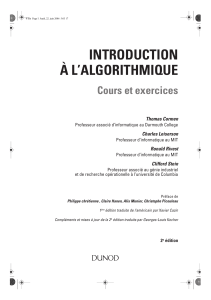 Introduction a lalgorithmique Cours et e