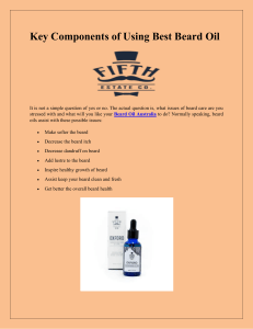 Key Components of Using Best Beard Oil-converted