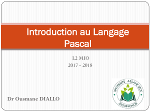 Chap 4 Langage Pascal-2018