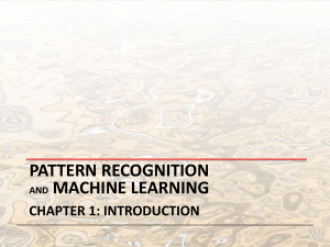 Pattern recognition & machine learning