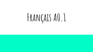 Français A0.1-2