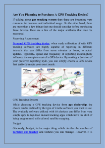 Are You Planning to Purchase A GPS Tracking Device