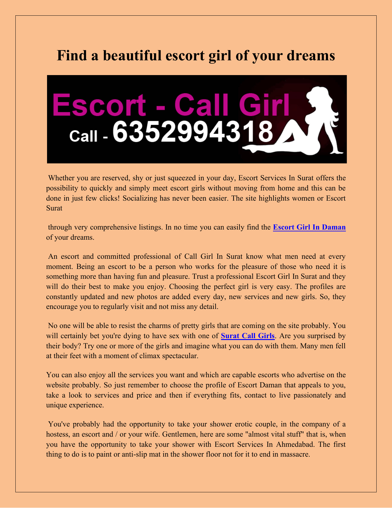 For Surat one sex male in Transsexual and