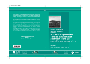 [European Federation of Corrosion Publications] Bijan Kermani - Recommended Practice for Corrosion Management of Pipelines in Oil & Gas Production and Transportation (2017, CRC Press) - libgen.lc