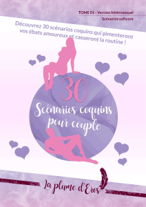 30 scénarios coquins pour couple - La Plume d’Eros