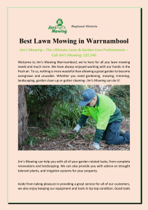 Best Lawn Mowing in Warrnambool