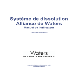 Systeme de dissolution - Waters 2695 - Module de separation FR