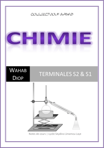 CHIMIE WTS Terminale