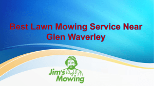 Best Lawn mowing in Glen Waverley
