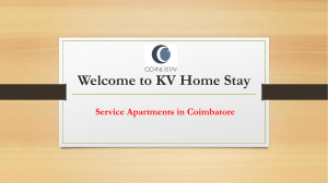 Service Apartments in Coimbatore