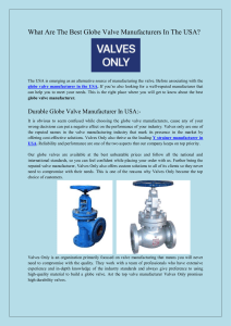 What Are The Best Globe Valve Manufacturers In The USA