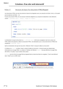 Fiches cours (HTML5,CSS3)