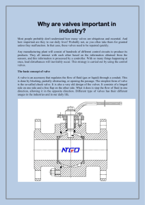 Why are valves important in industry-converted