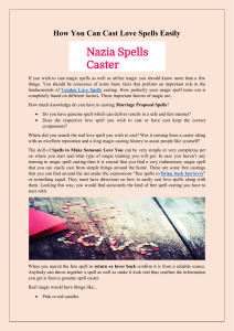 How You Can Cast Love Spells Easily