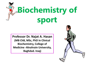 Biochemistryofsport