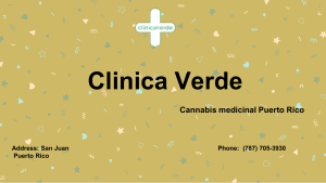 Dispensary Puerto Rico by Clinica Verde
