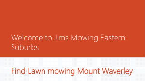 Find Lawn mowing Mount Waverley