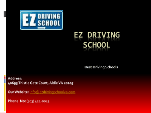 Driving School in Aldie VA
