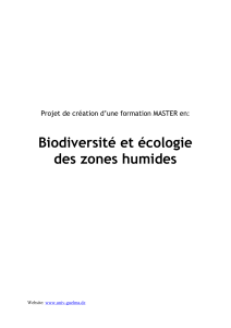 Biodiversite et Ecologie des Zones humides 0