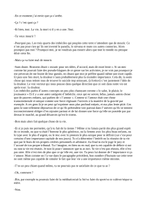 Dialogue philosophique : Sens de la vie, mort et douleur
