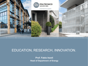 EDUCATION, RESEARCH, INNOVATION