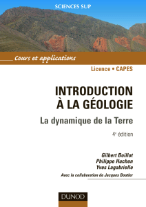Introduction à la géologie dunod