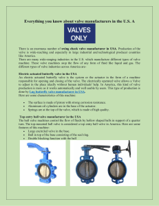 Everything you know about valve manufacturers in the U.S. A