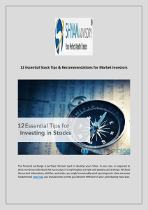 12 Essential Stock Tips & Recommendations for Market Investors