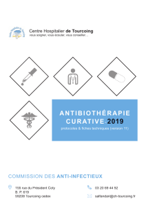 2019-atb-tourcoing. ANTIBIOTHERAPIE CURATIVES