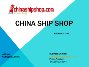 Epacket Shipping by Chinashipshop