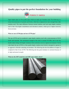 Quality pipes to put the perfect foundation for your building