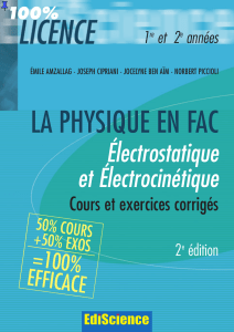 electrostatique et electrocinetique