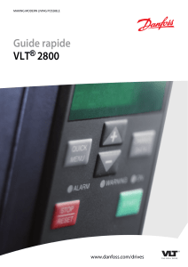 Guide Rapide VLT 2800