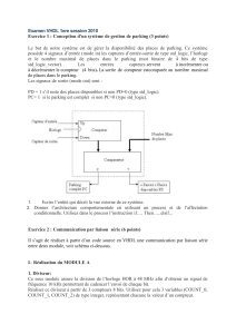 Examen VHDL +correction 1ere session 2010