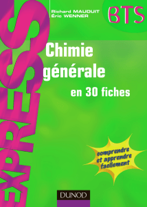 Richard Mauduit, Eric Wenner-Chimie générale en 30 fiches-Dunod (2008) (1)