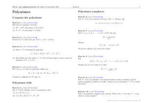 Polynômes
